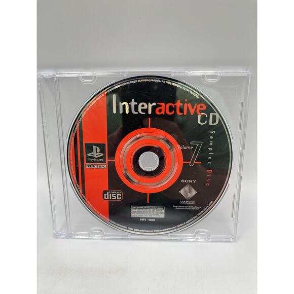 Interactive CD Sampler Pack Volume Vol 7 PlayStation PS1 Blasto Tekken DISC ONLY - Picture 1 of 5